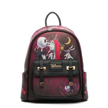 The Nightmare Before Christmas Mini Backpack – Jack Skellington, Sally & Zero | Vegan Leather Small Backpack Purse for Adults by WondaPop