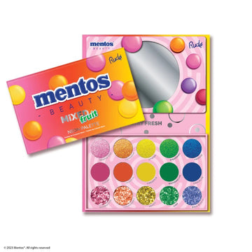Rude Cosmetics x Mentos Fruit Neon Eyeshadow Palette