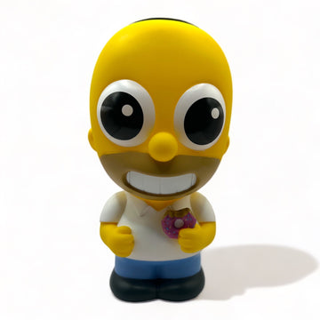 Homer Simpson Donut Coin Bank – The Simpsons Chibi-Style Piggy Bank