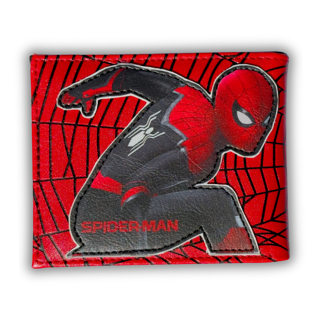 Spider-Man Wallet Bioworld Faux Leather 3D Patch – Marvel Slim Wallet