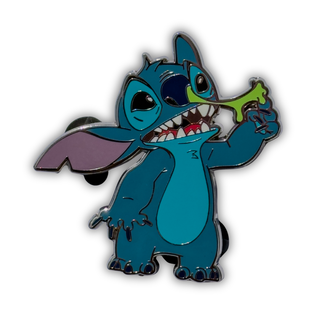 Disney Paris Stitch Gooey Booger Pin – Official Lilo and Stitch Enamel Pin | Funny Disney Pins Trading