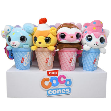 ZURU Coco Cones Ice Cream Animal Plushies – Cute Kawaii Stuffed Animals
