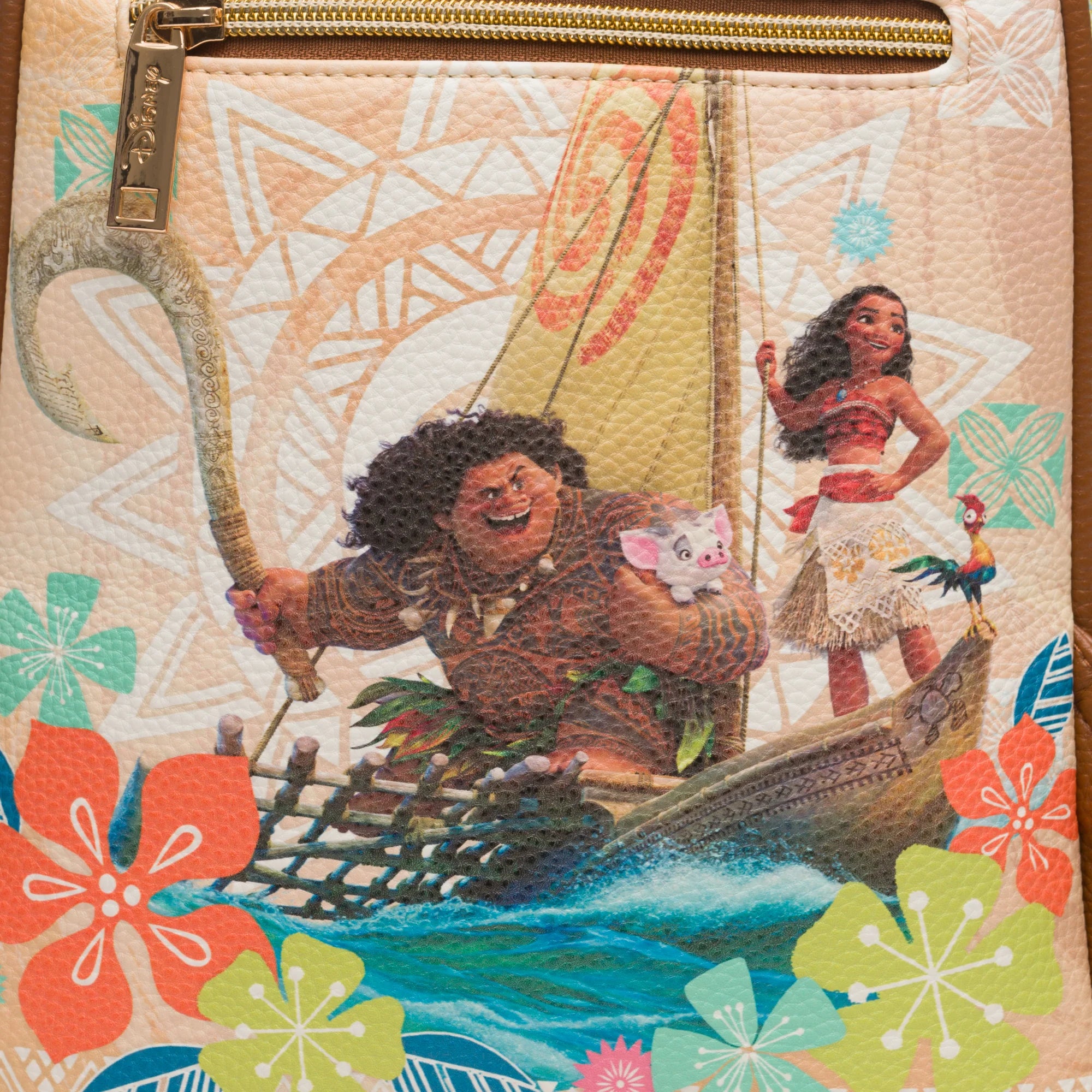 Moana Faux Leather Mini Backpack – Disney Travel Bag display picture 2
