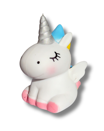 Unicorn Crunchy Squishy Toy – Cute Kawaii Animal Fidget Stress Toy