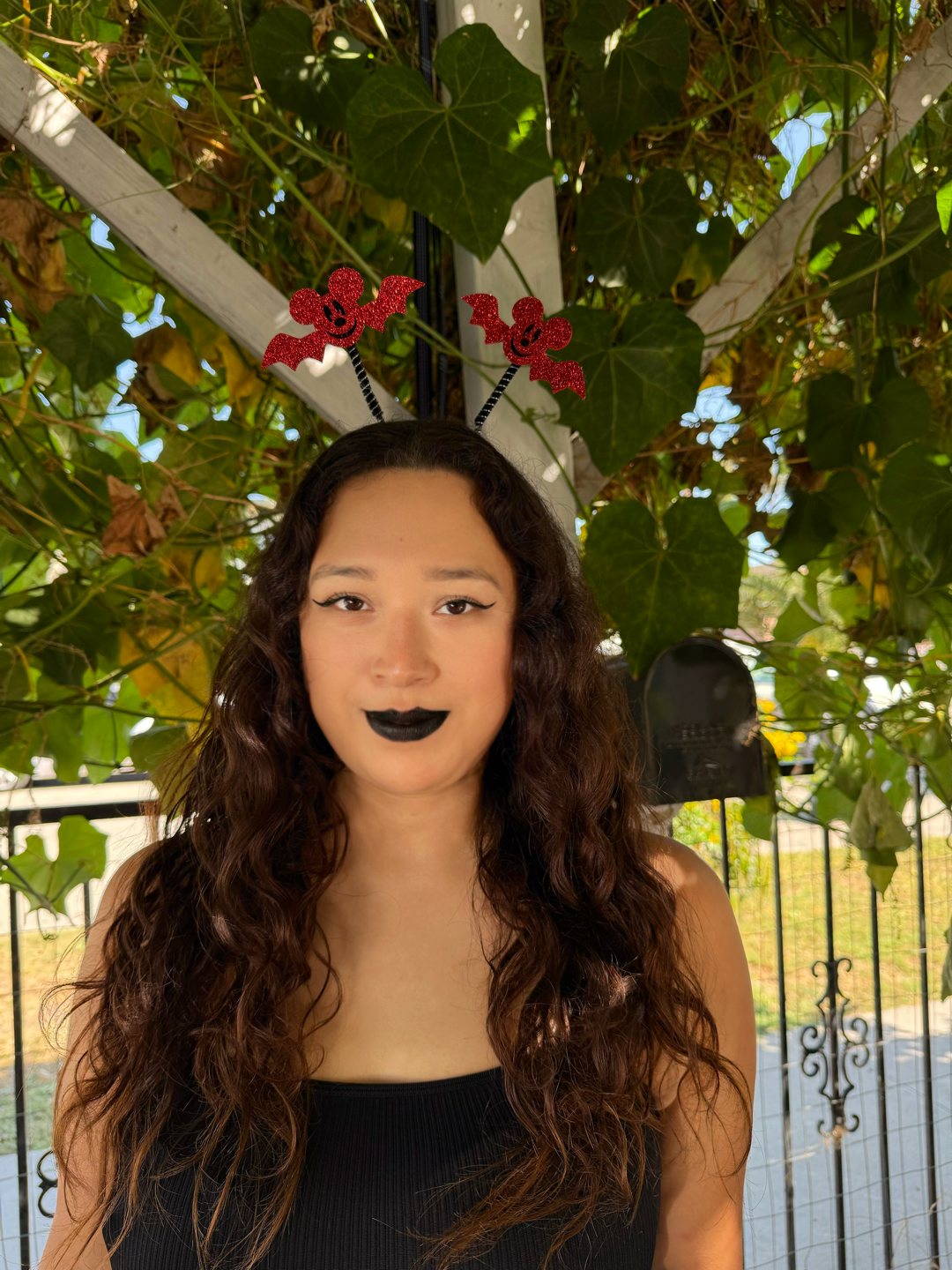 Disney Mickey Bat Glitter Halloween Headband – Cute Disney Halloween Costume & Party Accessory for Adults & Kids