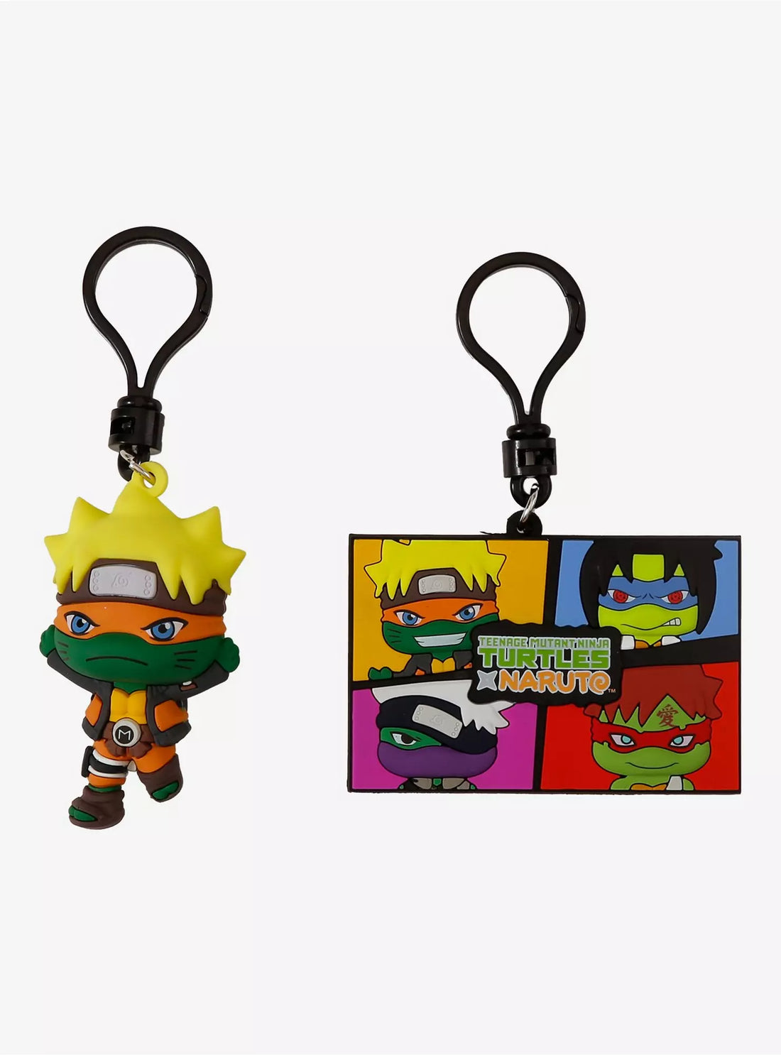 Teenage Mutant Ninja Turtles x Naruto Blind Bag Clip | Anime Blind Bag Keychain | Bag Accessories & Purse Charms