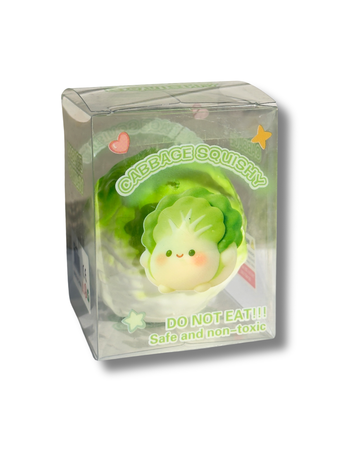 Crunchy Cabbage Squishy Toy – Cute Food Fidget Toy