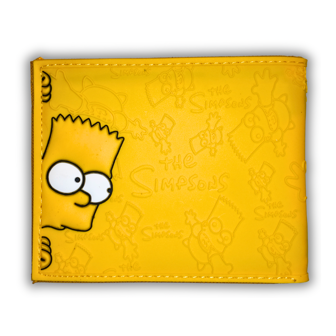 Bart Simpson Wallet 3D Silicone Slim Design – Men’s & Boys Cartoon Wallet
