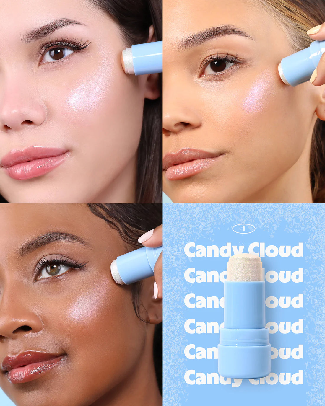 Moira Icy Glow Jelly Highlighter Stick | Multi-Use Makeup Highlighter for Face, Eyes, Lips & Body
