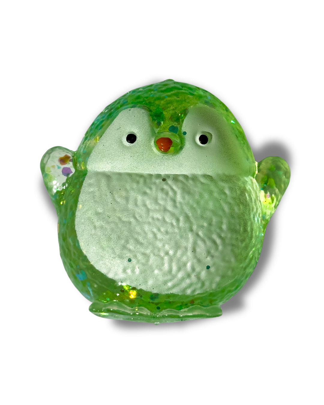 Glitter Penguin Stretchy Squishy Toy – Christmas Stocking Stuffer & Cute Fidget Toy