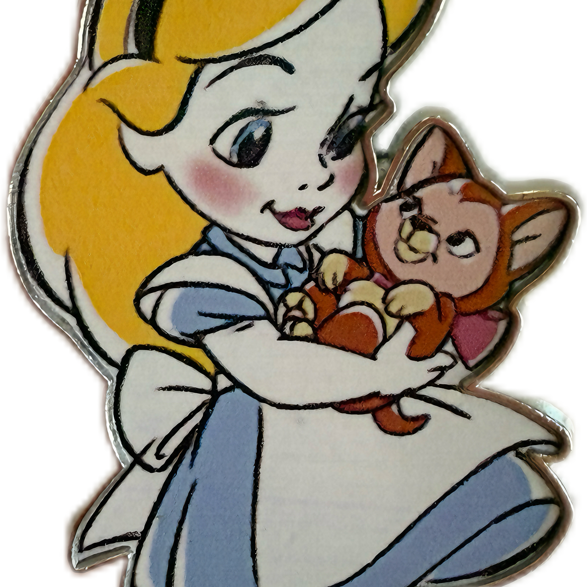 Alice inWonderland Disney Animators’ Collection Paris Pin – Baby Alice with Cat – Disney Trading Pin
