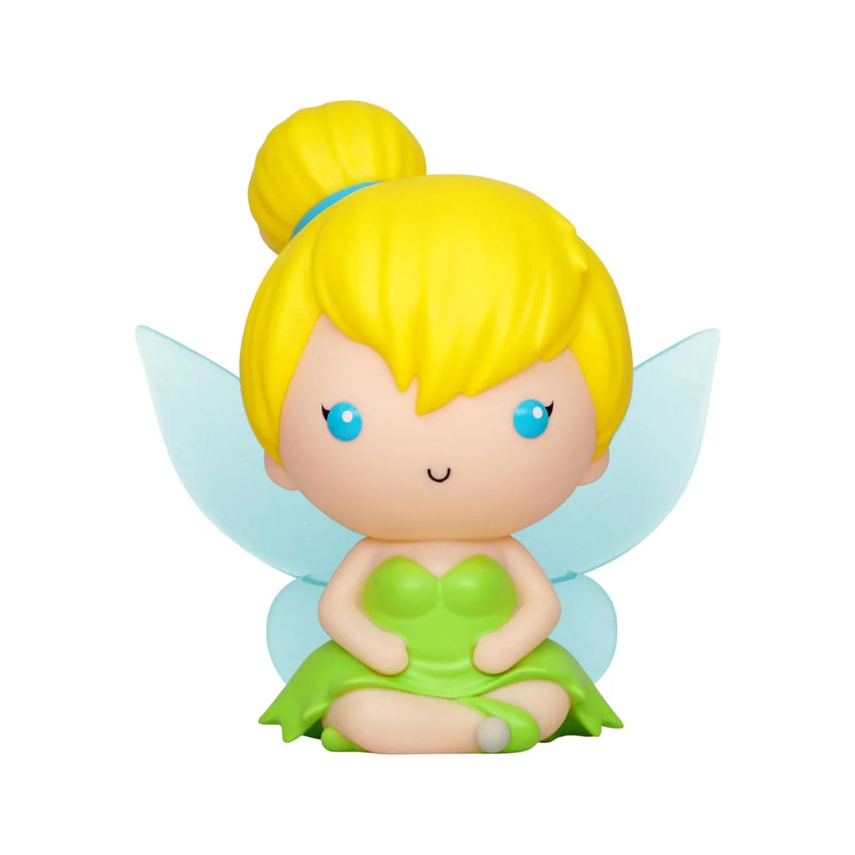 Disney Tinker Bell Figural Coin Bank | Character Piggy Bank for Kids & Adults | Peter Pan Collectible PVC Bank (8")