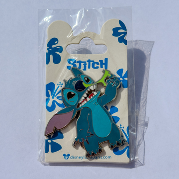 Disney Paris Stitch Gooey Booger Pin – Official Lilo and Stitch Enamel Pin | Funny Disney Pins Trading