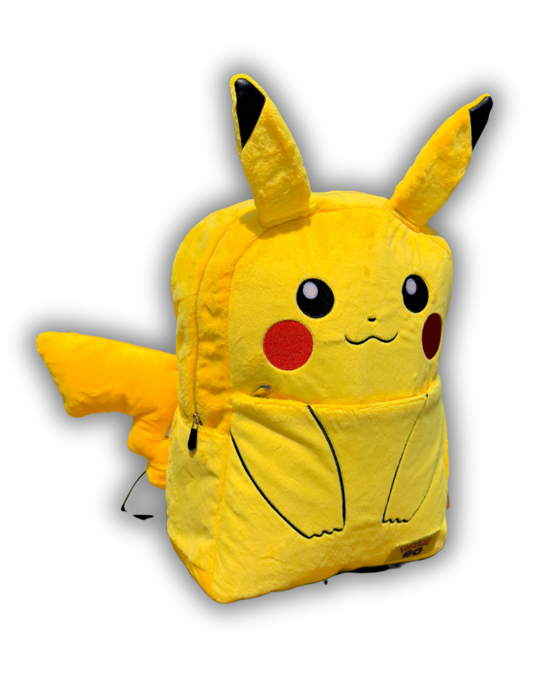 Pokémon GO Pikachu Faux Fur Plush Backpack with 3D Ears & Tail