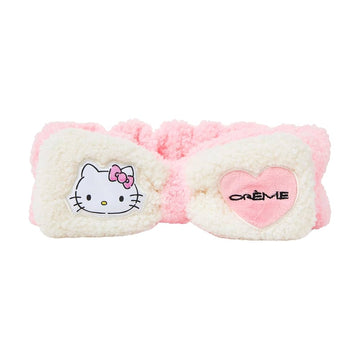 The Crème Shop Hello Kitty Holiday Spa Plush Headband – Christmas Hello Kitty Accessory & Stocking Stuffer