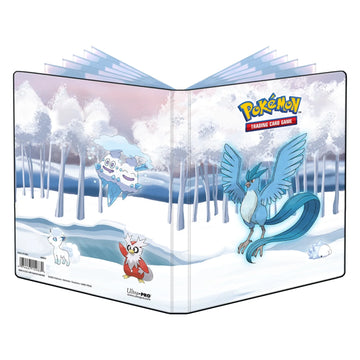 Pokémon Frosted Forest 9-Pocket Trading Card Binder – Articuno, Alolan Vulpix, Vanilluxe, Delibird & Snom