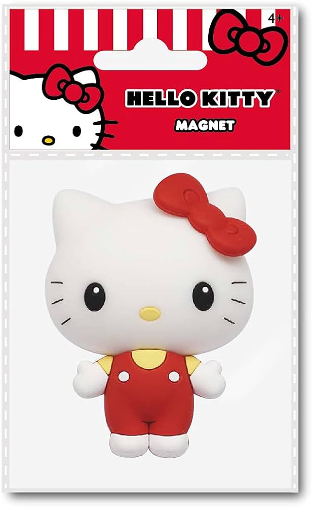 Hello Kitty 3D Foam Magnet by Monogram | Kawaii Sanrio Hello Kitty Fridge Magnet & Cute Office Decor