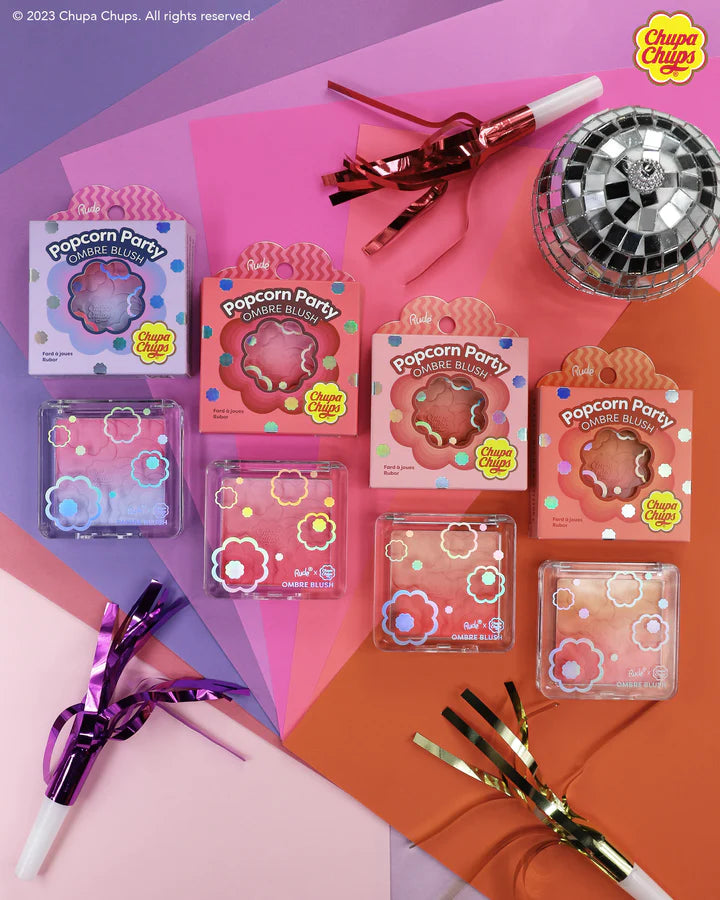 Rude Cosmetics x Chupa Chups Popcorn Party Ombre Blush