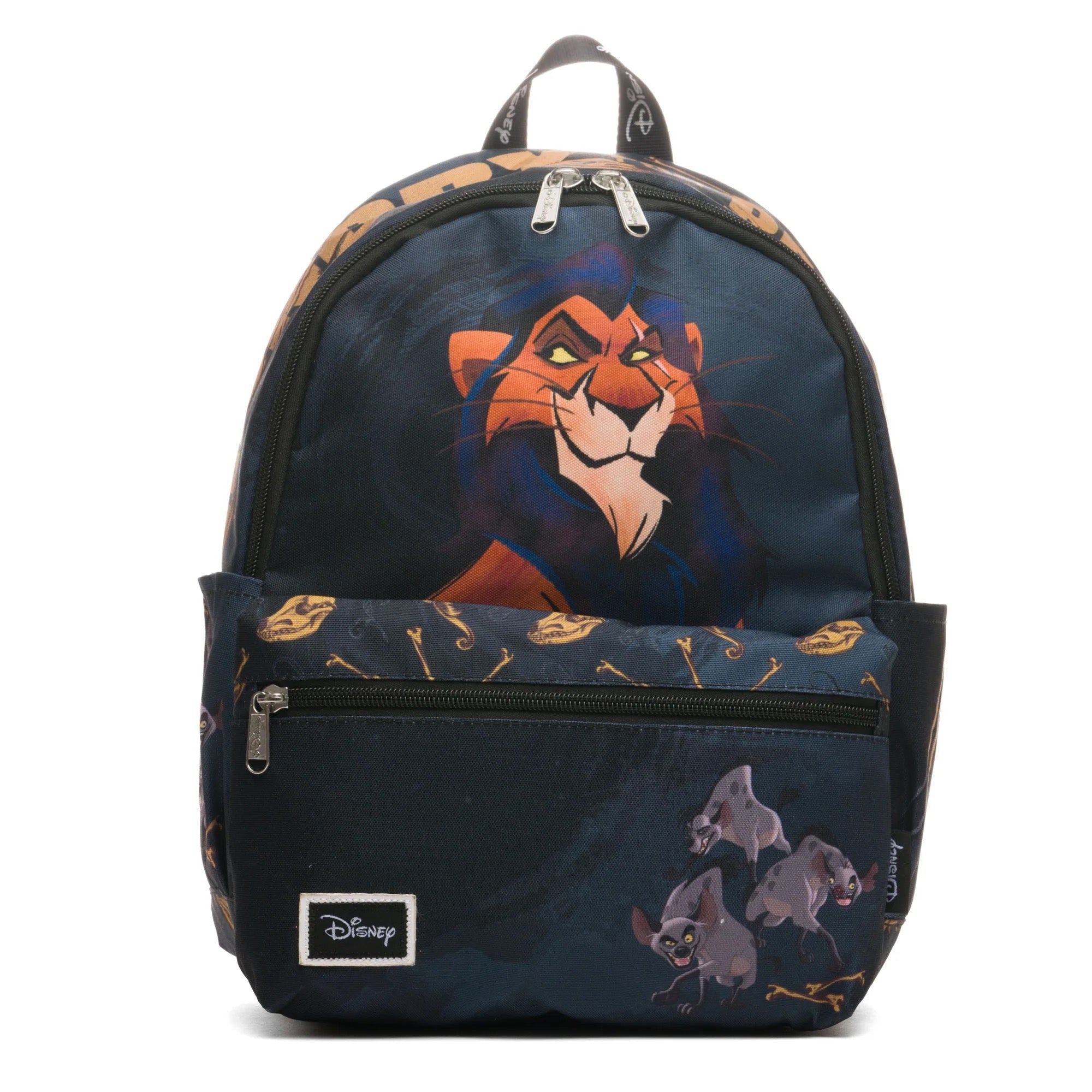 Disney Villains Scar Mini Backpack – The Lion King Nylon Bag with Adjustable Straps, Durable Lightweight Travel Backpack