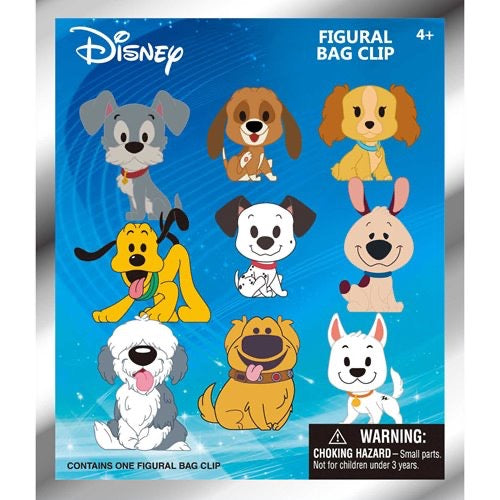 Disney Dogs 3D Foam Figural Clip Blind Bag | Cute Bag Charms & Backpack Keychains