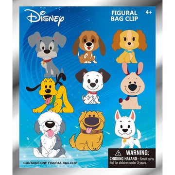 Disney Dogs 3D Foam Figural Clip Blind Bag | Cute Bag Charms & Backpack Keychains