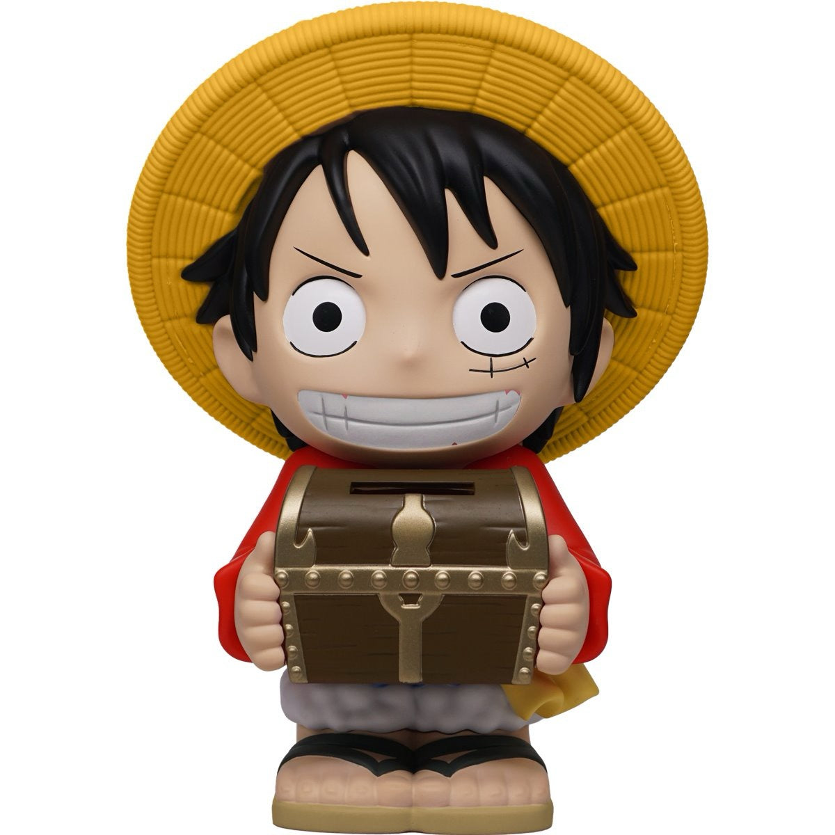 One Piece Monkey D. Luffy with Treasure PVC Coin Bank – Anime Merch