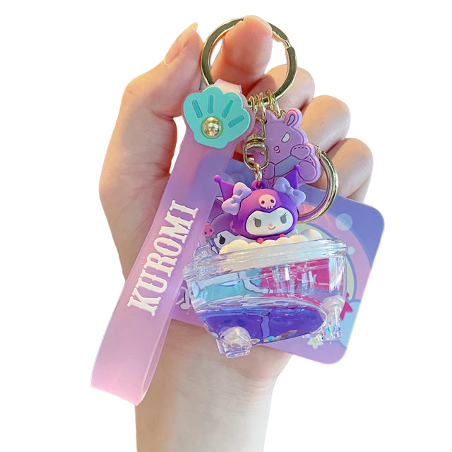 Sanrio Kuromi Bubble Bath Keychain