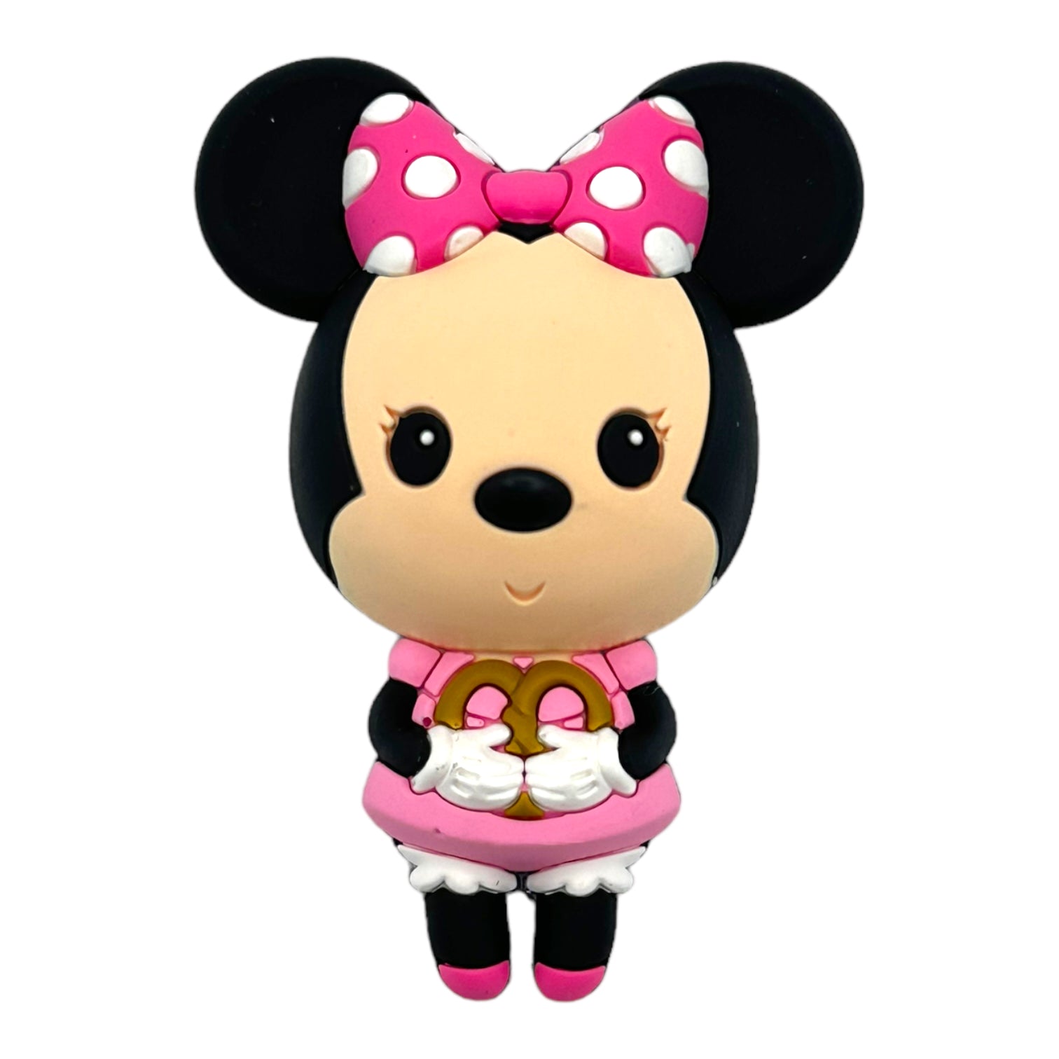 Disney’s Mickey and Friends Home Decor Minnie Mouse with Pretzel 3D Foam PVC Magnet