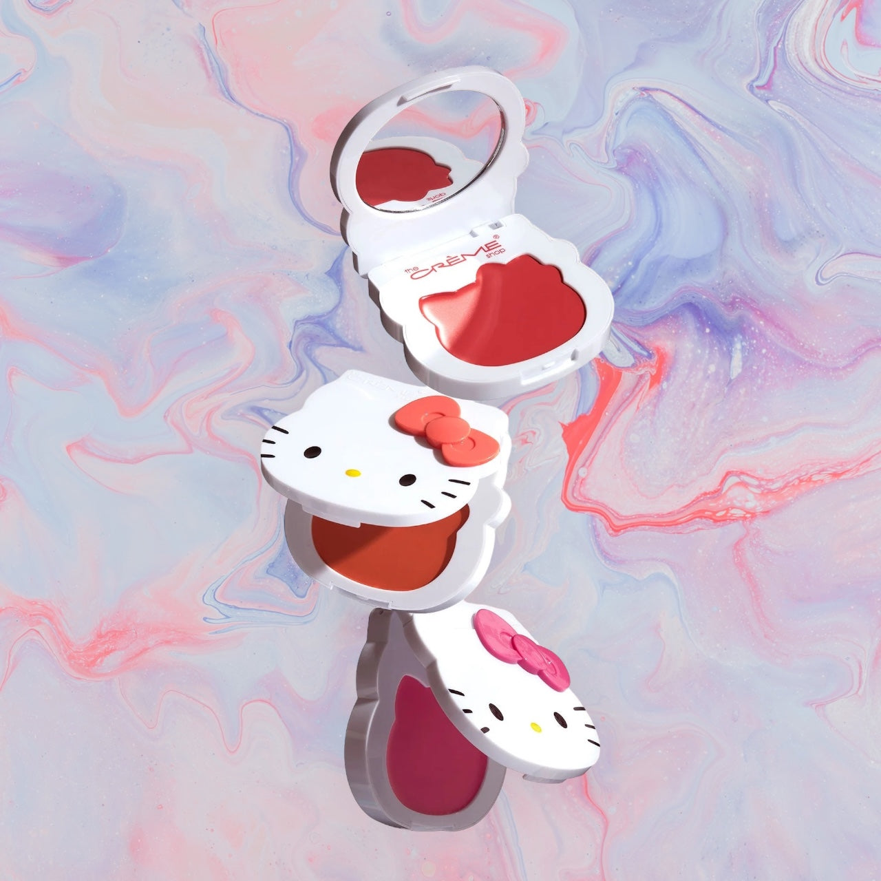 The Crème Shop x Hello Kitty - Crème Long-Lasting Blush Balm Compact Mirror
