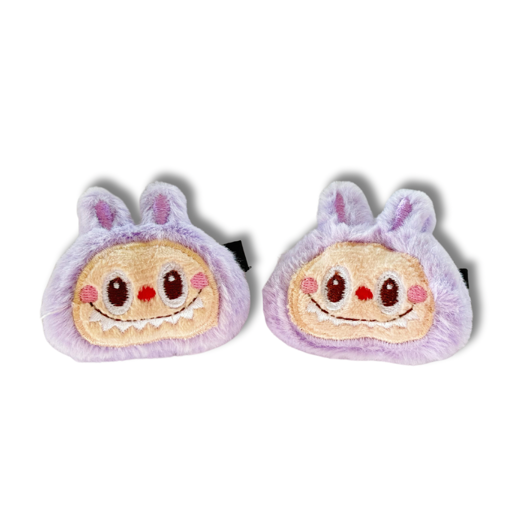 Labubu Plush Hair Clip | Cute Pop Mart Hair Accessories for  display picture 1