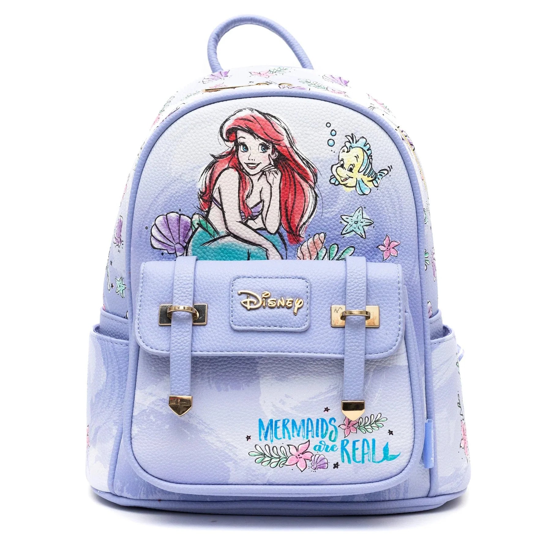 Disney x WondaPop The Little Mermaid - Ariel 11” Vegan Leather Mini Backpack